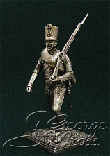 Сборная миниатюра из металла Рядовой на марше, Австро-Венгрия. 54 мм, Россия - фото