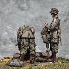 Сборная фигура из смолы SM 3635 Парашютисты США. День Д.1944 год, 1:35, SOGA miniatures (SM-3635) (SM-3635)