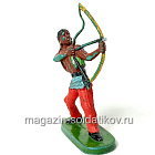 солдатик из твердого пластика Индеец, Польша (704-1114/2) (704-1114/2)