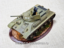 Диорама с Т-34 1941 г. (1:35) Магазин Солдатики (Д35063) (Д35063)