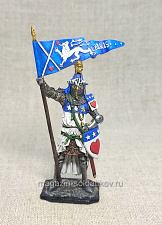 Миниатюра из олова Сэр Арчибальд Дуглас - шотландский рыцарь, 54 мм, Студия Большой полк - фото