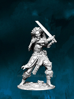 Сборная миниатюра из смолы Nordic Female Warrior, First Legion (FL6036) (FL6036)