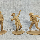 Солдатики из мягкого резиноподобного пластика Ковбои №7, набор 6 шт, 1/32 Soldiers. Есть