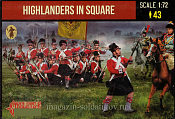 Highlanders in Square (1/72) Strelets - фото