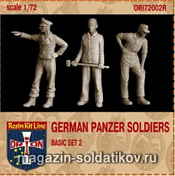 Солдатики из пластика Немецкие танкисты (1/72) Orion