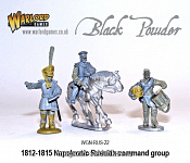Сборные фигуры из металла Русское Командование (1812-1815) BLI Warlord - фото