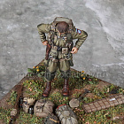 Сборная фигура из смолы SM 35178 1-ый Лейтенант парашютного полка 82-ой дивизии. День Д.1944 год, 1:35, SOGA miniatures (SM-35178) (SM-35178)