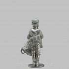 Сборная миниатюра из металла Барабанщик мушкетёрского полка, Россия 1808-1812 гг, 28 мм, Аванпост