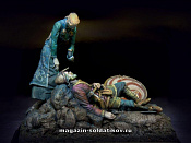 Сборные фигуры из смолы Викинги: избранный для зала Вальхаллы 54 мм, Chronos miniatures - фото