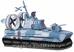 Сборная модель из картона Сборная игрушка из картона. Катер на воздушной подушке Умбум (027) (027)
