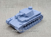 Cредний танк T-IV (Pz.Kpfw.IV Ausf.F) (Германия) 1/56 3Д Корнукопия - фото