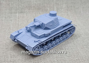 Cредний танк T-IV (Pz.Kpfw.IV Ausf.F) (Германия) 1/56 3Д Корнукопия - фото