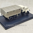 КрАЗ - 255Б с тентом бежевый, 1/72 (Q208-134) (Q208-134)