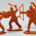Солдатики из пластика Персы, 54 мм (8 шт, цвет-медный, пластик, б/к), Воины и битвы