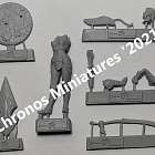 Сборная фигура из смолы Миры Фэнтези: Эльфийская воительница, 75 мм Chronos Miniatures