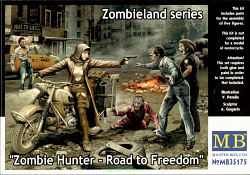 Сборные фигуры из пластика MB 35175 «Охотник на Зомби - Дорога к свободе», серия Zombieland (1/35 )Master Box