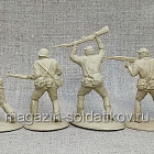 Солдатики из пластика Набор солдатиков №47 «Армия Египта (бежевый, 12 шт)» 1/32 Инженеръ Басевичъ