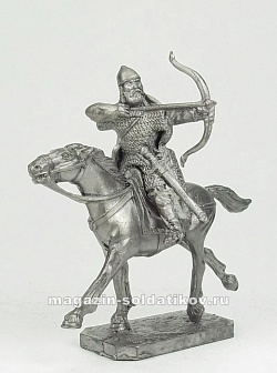 Фигурки из металла Русский конный лучник, 40 мм, Солдатики Публия