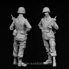Сборные фигуры из смолы Американский офицер и ВДВ 1/35, Stalingrad