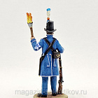 Лифляндский стрелок, 1812 год., 54 мм, Студия Большой полк (ИЛ0837.12.02.54) (ИЛ0837.12.02.54 )