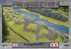 Сборная модель из пластика Escarpments (15mm) Flames of War (BB536) (BB536)