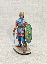 Миниатюра из олова Римский ауксиларий, Россия, 54 мм - фото