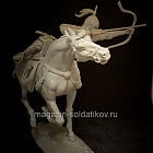 Сборная миниатюра из смолы Конный монгольский лучник, 75 мм, TRILOKA MINIATURES (TLK-75-044) (TLK-75-044)