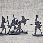 Солдатики из пластика Римский легион. Полевая артиллерия, 54 мм (8 шт, серебристый, пластик, б/к) Воины и битвы