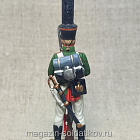 Русский гвардеец 1805, 54 мм в росписи (314-048) (314-048)
