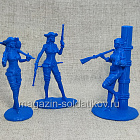 Солдатики из мягкого резиноподобного пластика Пиратки №3, набор 6 шт, 1/32 Soldiers. Есть
