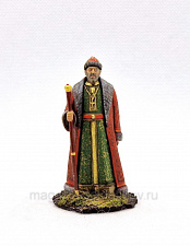 Миниатюра из олова Иван Грозный XVI век, 54 мм, Студия Большой полк - фото