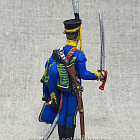Руский гусар Мариупольского полка 1812 г., 54 мм, Студия Большой полк (ИЛ2518.12.02.54) (ИЛ2518.12.02.54)