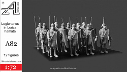 Сборные фигуры из смолы Легионеры в кольчугах, 1:72, Alex miniatures