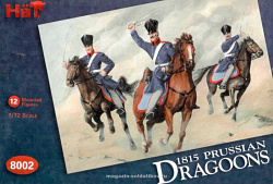 Солдатики из пластика Napoleonic Prussian Dragoons, (1:72), Hat (8002) (8002)