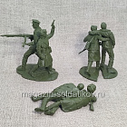 Солдатики из мягкого резиноподобного пластика Санитарки, набор 6 шт, 1/32 Soldiers. Есть