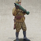 Красноармеец-мин. с миной к 120-мм плк. миномёту, 1941-43 гг. СССР, 54 мм, Soldanir (QF0542) (QF0542)