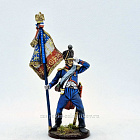 Миниатюра из олова Суб-лейтенант, 1-й орлоносец линейного полка, Франция, 54 мм, Студия Большой полк