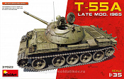 37023 Танк Т-55А поздних модификаций, 1965 г., MiniArt  (1/35)