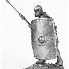 Миниатюра из олова 819 РТ Римский воин, 54 мм, Ратник