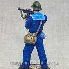 Миниатюра из олова Краснофлотец РКБФ с автоматом ППД, 54 мм, Студия Большой полк (ИЛ2683.14.01.54) (ИЛ2683.14.01.54 )