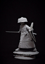 Сборная миниатюра из смолы Ронин, 54 мм, TRILOKA miniatures - фото