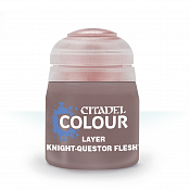 Сборные фигуры из пластика 22-93 LAYER: KNIGHT-QUESTOR FLESH, краска 12 мл - фото