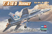 Сборная модель из пластика Самолет «F/A-18D Hornet» (1/72) Hobbyboss - фото