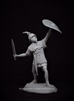 Сборная миниатюра из смолы Римский легионер №3, III век до н.э., 54 мм, TRILOKA miniatures (TLK-54-012) (TLK-54-012)