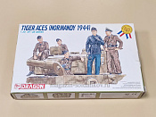 Сборные фигуры из пластика 6028 Д Солдаты German Tankers Tiger Aces Normandy 1944 (1/35) Dragon - фото