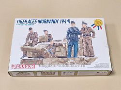 Сборные фигуры из пластика 6028 Д Солдаты German Tankers Tiger Aces Normandy 1944 (1/35) Dragon (Q445-245) (Q445-245)
