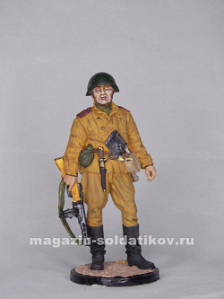 Миниатюра в росписи Старший сержант пехоты Красной армии, 1943-45 гг. СССР, 1:32, Сибирский партизан (СП142) (СП142)