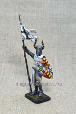 Миниатюра из олова Тевтонский рыцарь, 54 мм, Студия Большой полк - фото