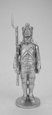 Сборная миниатюра из металла Сержант линейной пехоты в кивере. Франция, 1806-1812 гг, 28 мм, Аванпост - фото