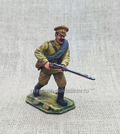 Миниатюра из олова Пехотинец РИА, 54 мм, Студия Большой полк - фото